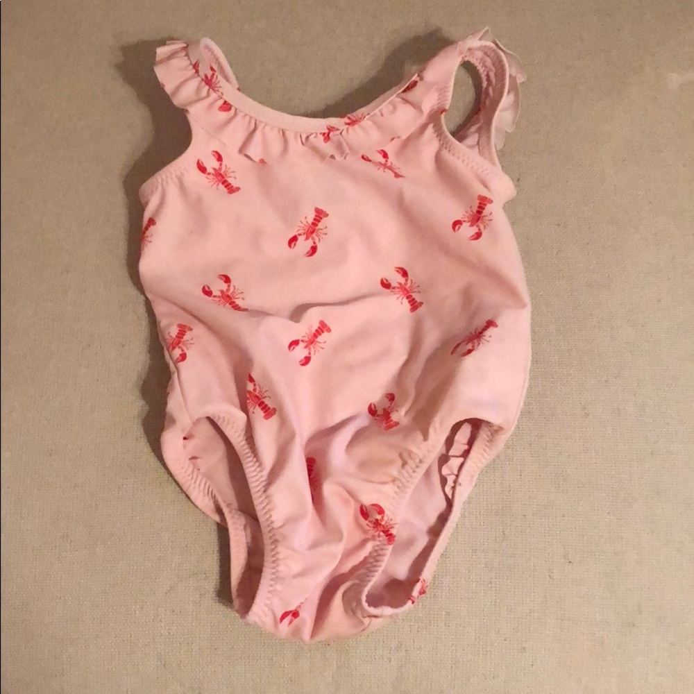 Lobster baby swimsuit